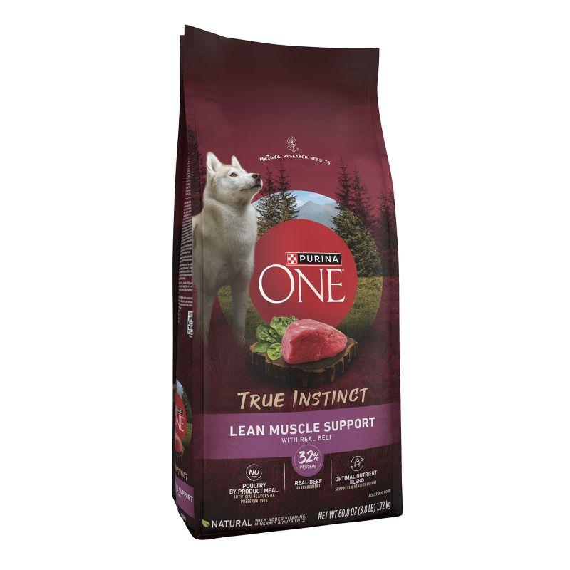 Purina ONE True Instinct Lean Muscle with Real Beef Flavor Dry Dog Food - 3.8lbs