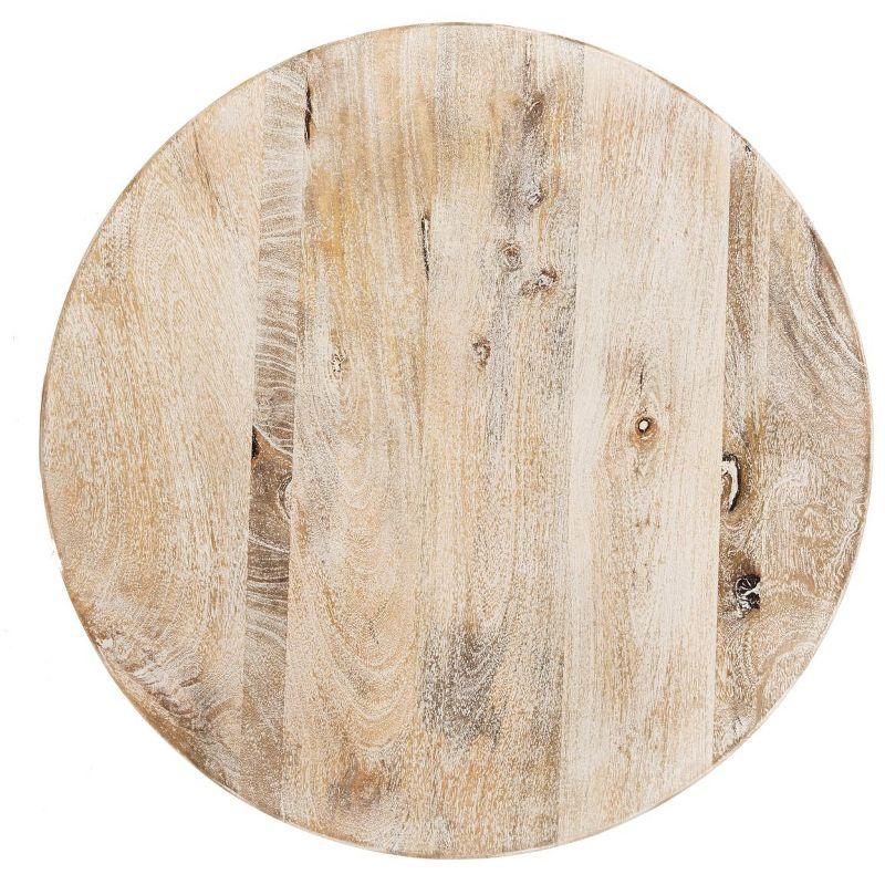 Axel Tripod Pub Table - DTB3700A - Grey Wash/Black - Safavieh