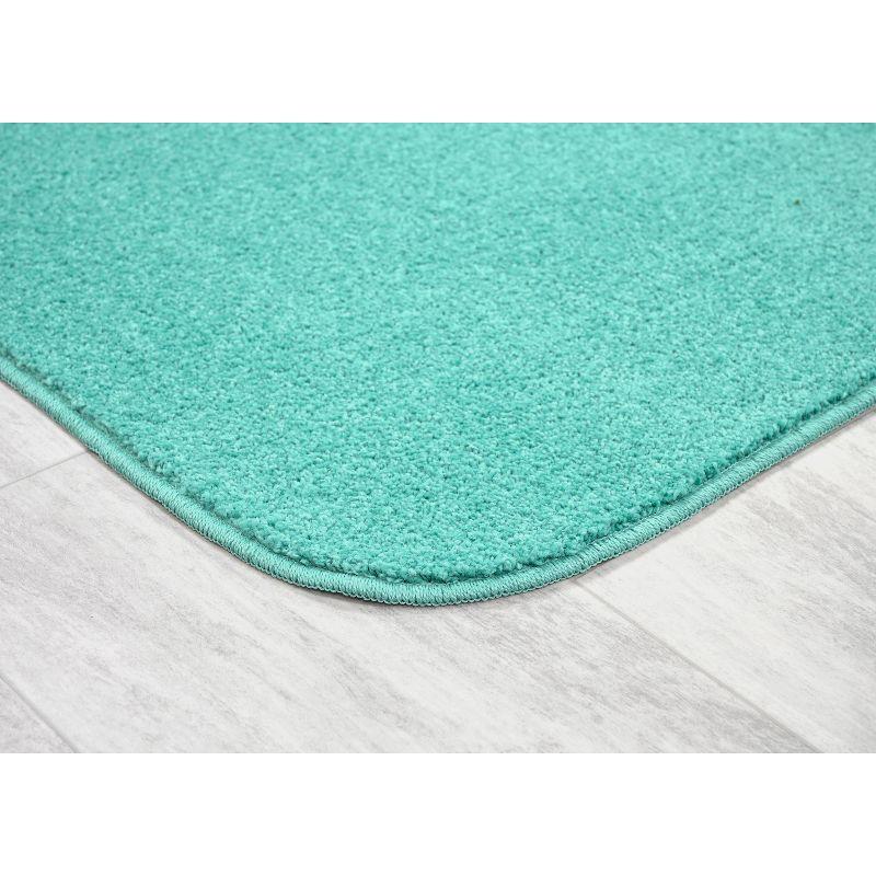 Garland Rug Gramercy 2pc Washable Bathroom Rug Set Sea Foam: Non-Skid, Machine Made, Tufted Design