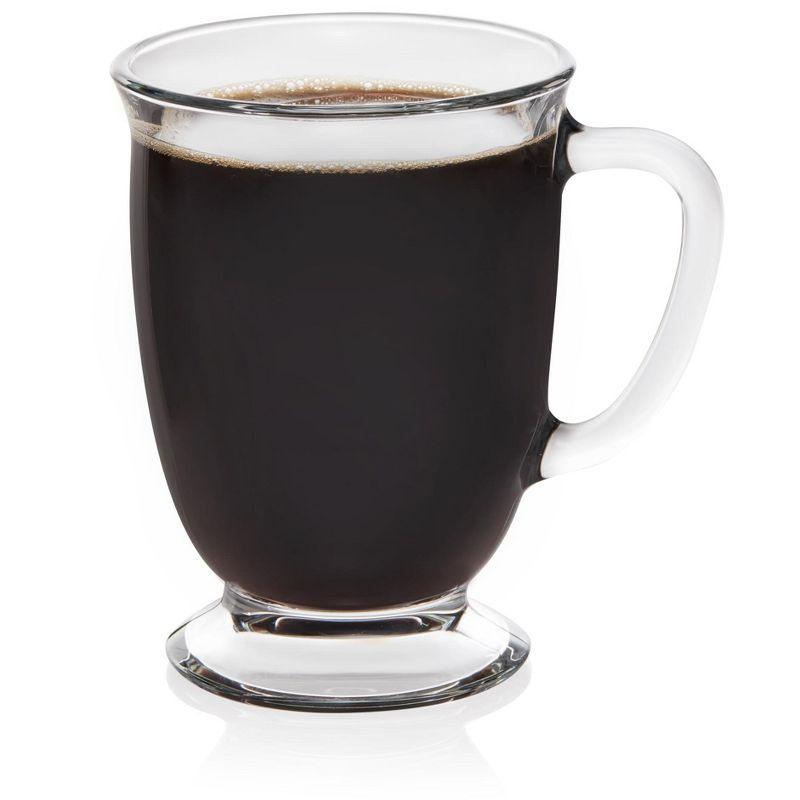 Libbey Kona Glass Coffee Mugs