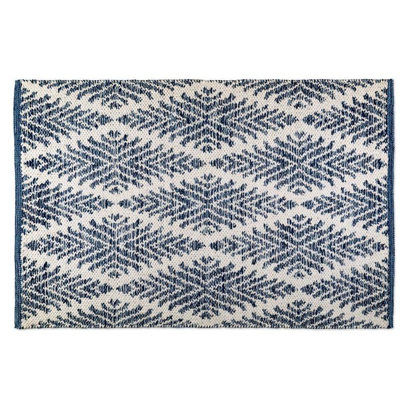 Design Imports Reflections Motif - Blue Marquee Diamond - 2 X 3 Ft