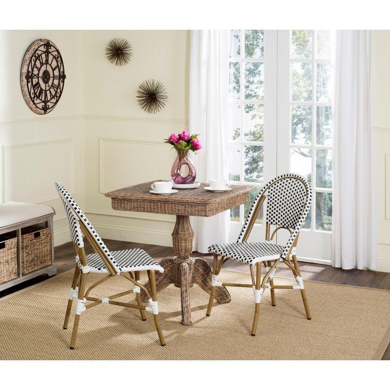 Casidy Polyethylene (PE) Wicker Wicker Outdoor Dining Side Chair