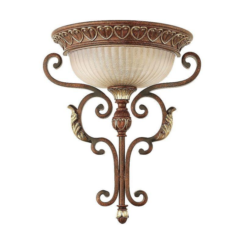 Livex Lighting Villa Verona 1 - Light Wall Light in  Verona Bronze/Aged Gold Leaf