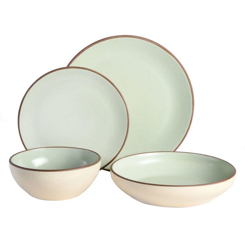 Gibson Elite Contempo 16 Piece Dinnerware Set, Service for 4