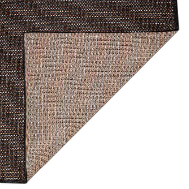 Midnight Square Flat-Woven Synthetic Indoor/Outdoor Rug