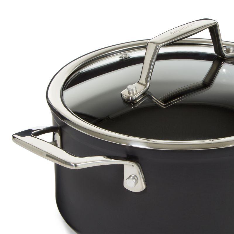 BergHOFF Essentials Non-stick Hard Anodized Covered Stockpot, Black