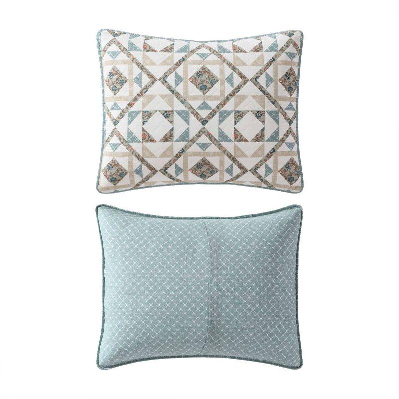 Wrangler Wrangler Annie Blue Cotton Reversible Quilt Set