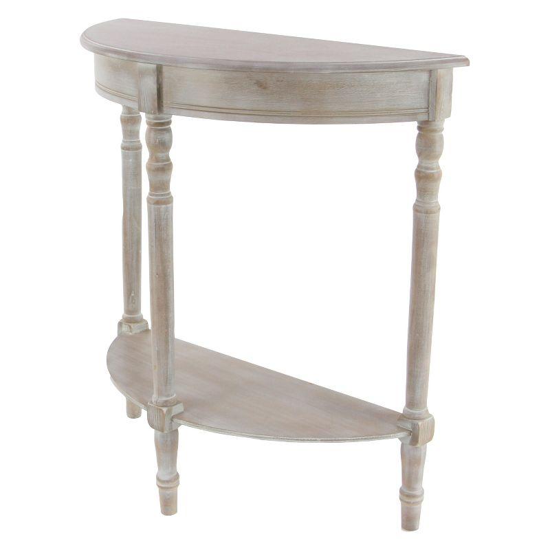 Ophelia & Co. Mcbroom Wood Half Moon 1 Shelf Console Table
