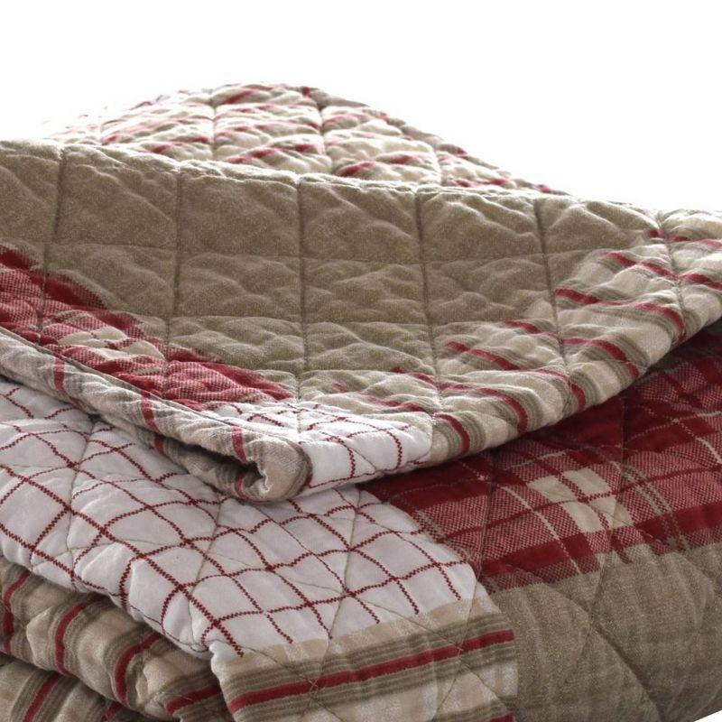 Eddie Bauer Camano Island Quilted Cotton Throw Blanket