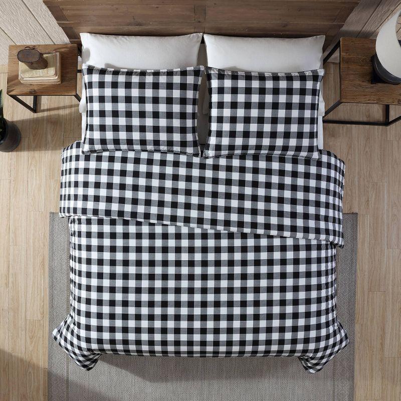 Black Mountain Plaid Duvet Cover Set - Eddie Bauer