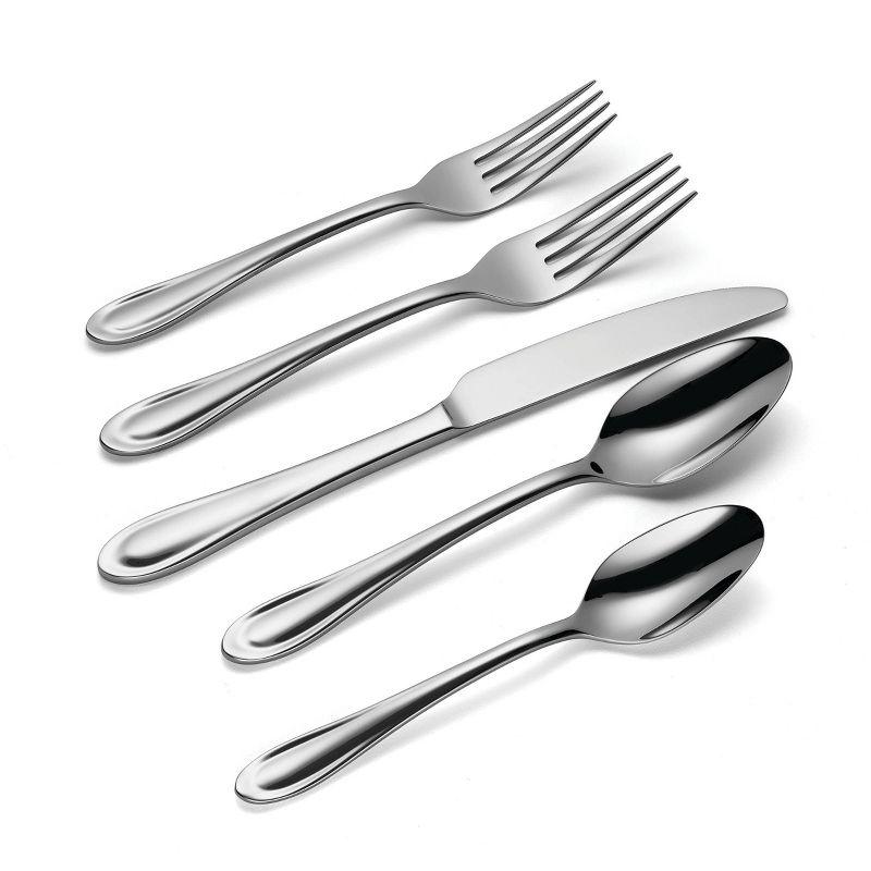 Satin Sand Dune 20 Piece Flatware Set, Service for 4