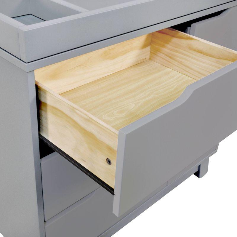 Hudson 3-Drawer Changer Dresser with Removeable Changing Tray