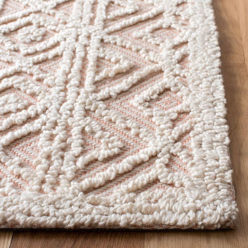Trace TRC214 Hand Tufted Indoor Area Rug - Beige/Pink - 8'x10' - Safavieh