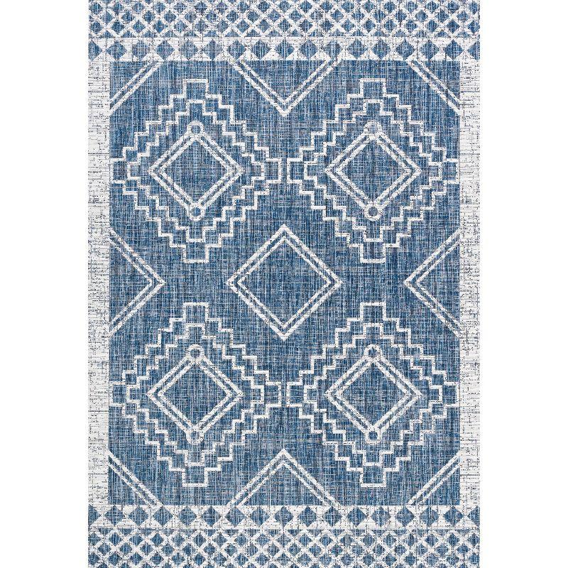 Marokko Diamond  Medallion Indoor/Outdoor Area Rug - JONATHAN Y