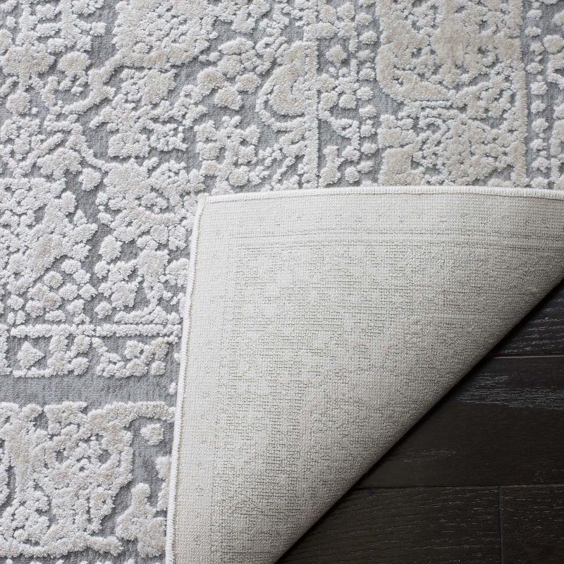 Reflection RFT663 Power Loomed Indoor Area Rug - 6'x9' - Light Grey/Cream - Safavieh