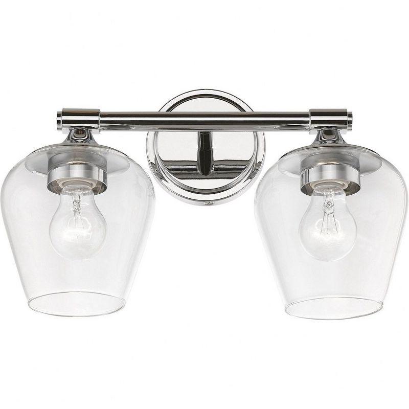 Livex Lighting Willow 2 - Light Vanity in  Polished Chrome