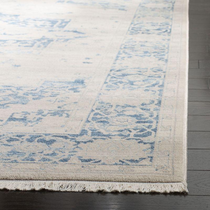 Vintage Persian VTP447 Power Loomed Indoor Accent Rug - Ivory/Blue - 3'x5' - Safavieh