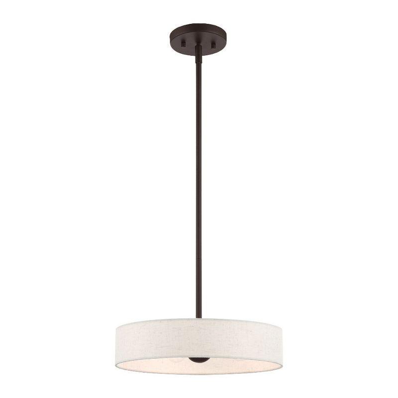 4 - Light Dimmable Drum Chandelier