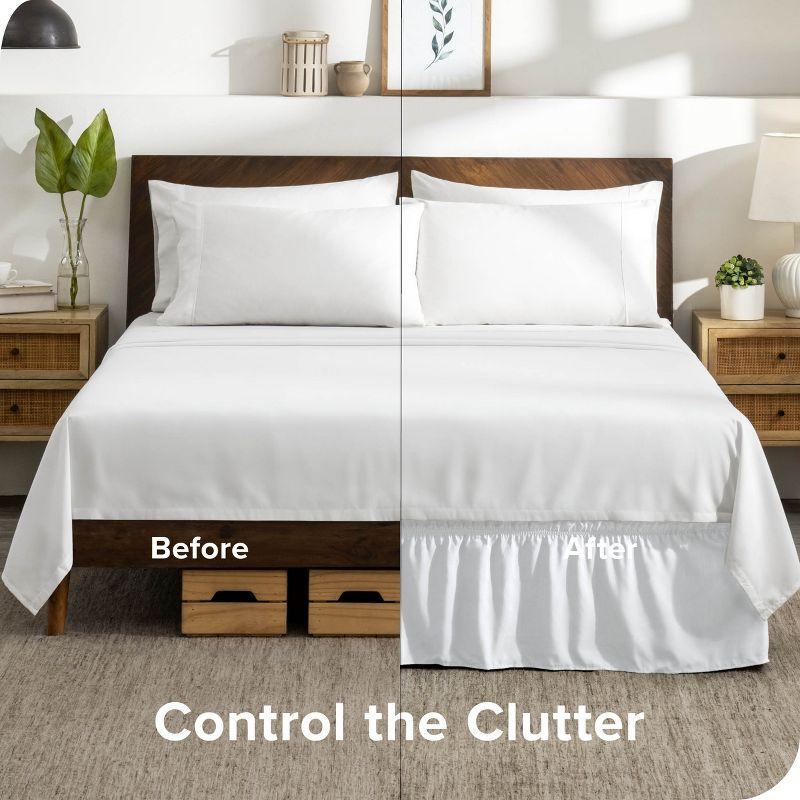 Bare Home Ruffled Wrap Around Bed Skirt