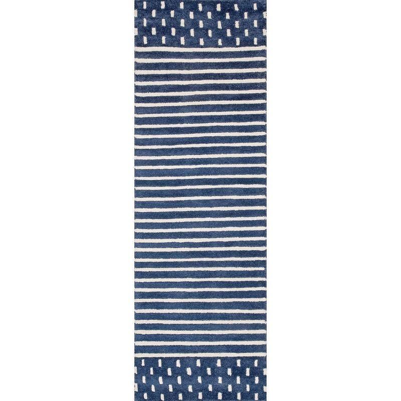 Arvin Olano x Rugs USA Mandia Striped Wool Area Rug