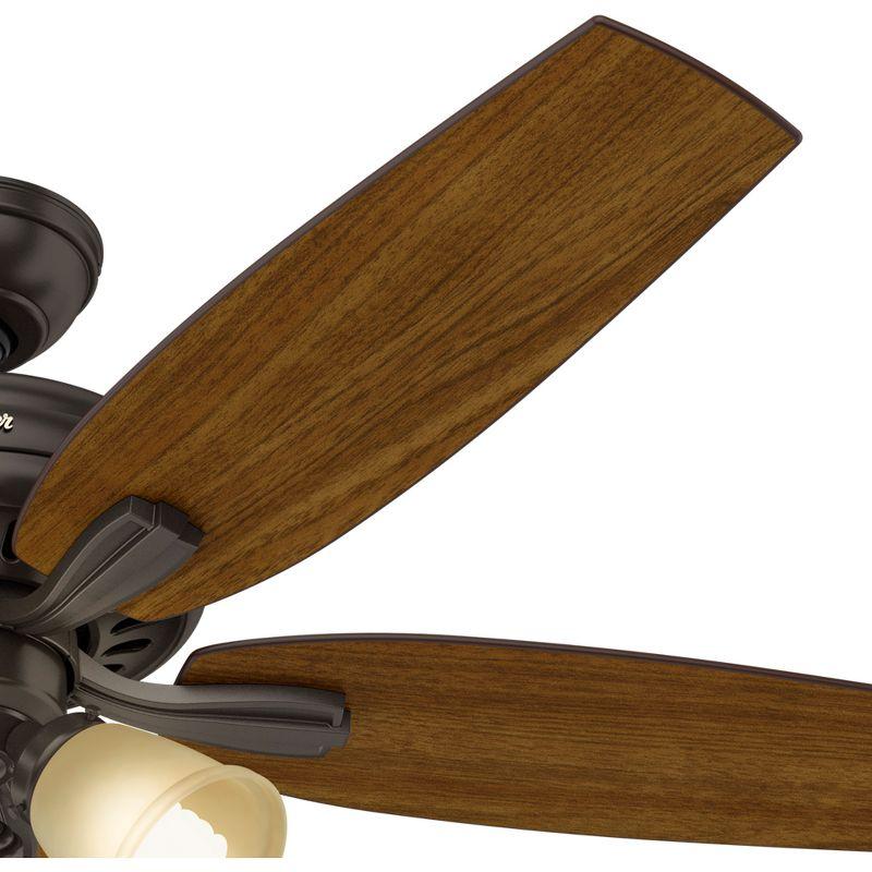 52" Newsome 5 - Blade Standard Ceiling Fan with Pull Chain and Light Kit Included