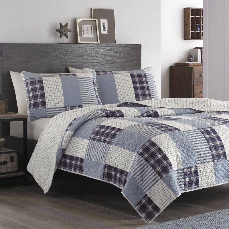 Camano Island Quilt And Sham Set Plum - Eddie Bauer®