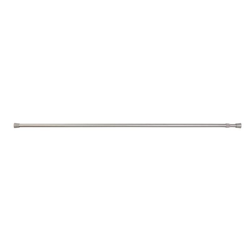 28"-48" Round Spring Tension Curtain Rod Nickel - Room Essentials™