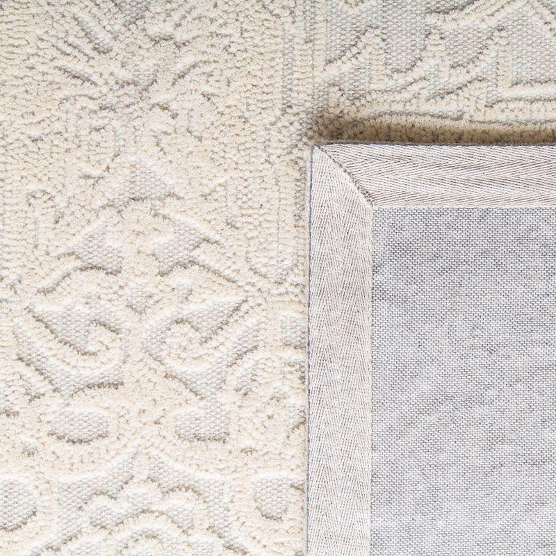 Abstract ABT958 Hand Tufted Area Rug - Ivory/Beige - 4' X 6' - Safavieh.