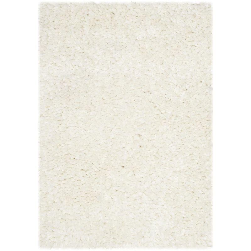 Popcorn Shag SG267 Hand Tufted Indoor Accent Rug - Ivory - 2'x3' - Safavieh