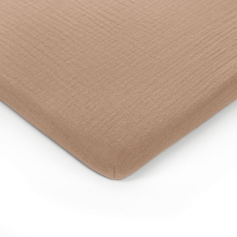Comfy Cubs Fiited Sheets Cotton Blend Fitted Bassinet Sheet