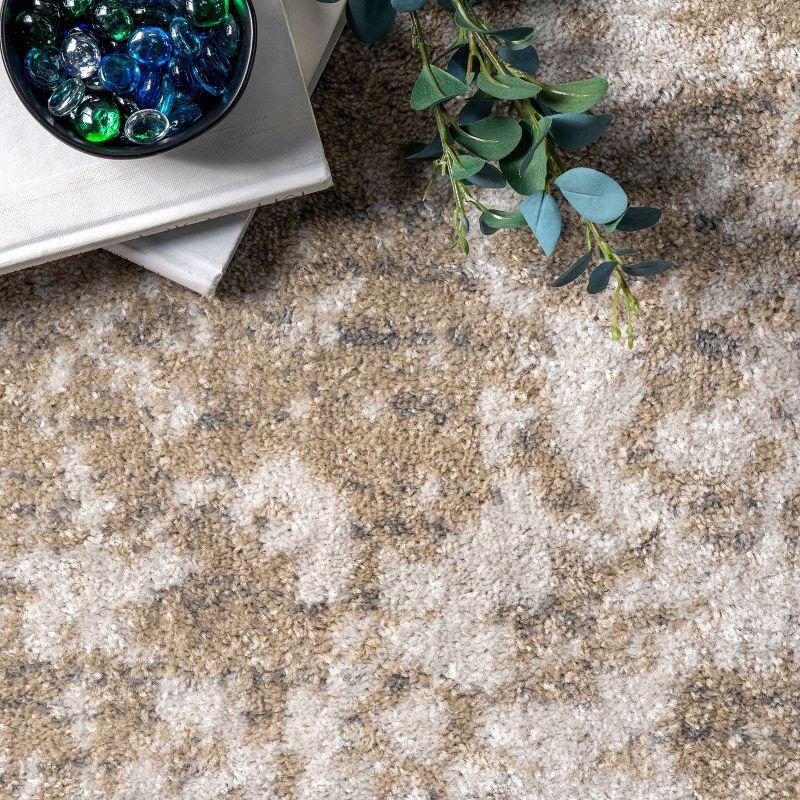 Nuloom Deedra Abstract 7x9 Indoor Area Rug for Living Room Bedroom Dining Room Kitchen, Beige/Ivory