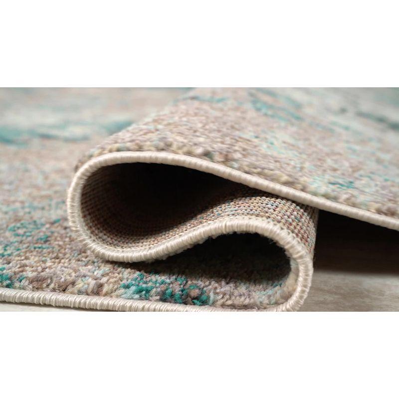 Contemporary Pop Modern Abstract Vintage Faded Area Rug - JONATHAN Y