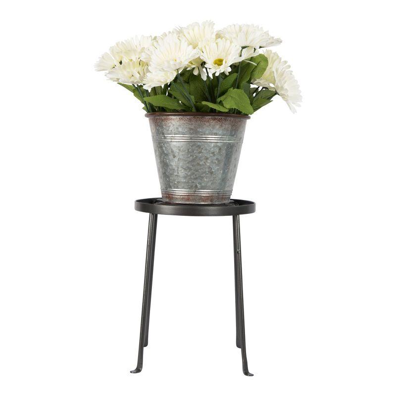 Indoor Outdoor Diamond Shaped Argyle Plant Stand Roman Bronze Powder Coat Finish - Achla Designs