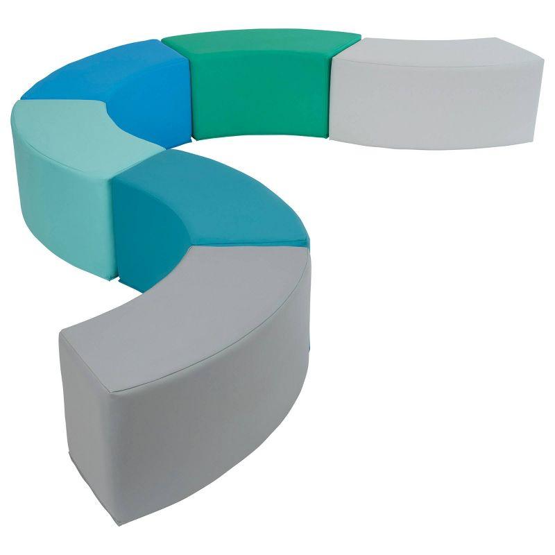 Factory Direct Partners 6pc SoftScape Ring Around Kids' Seating Set