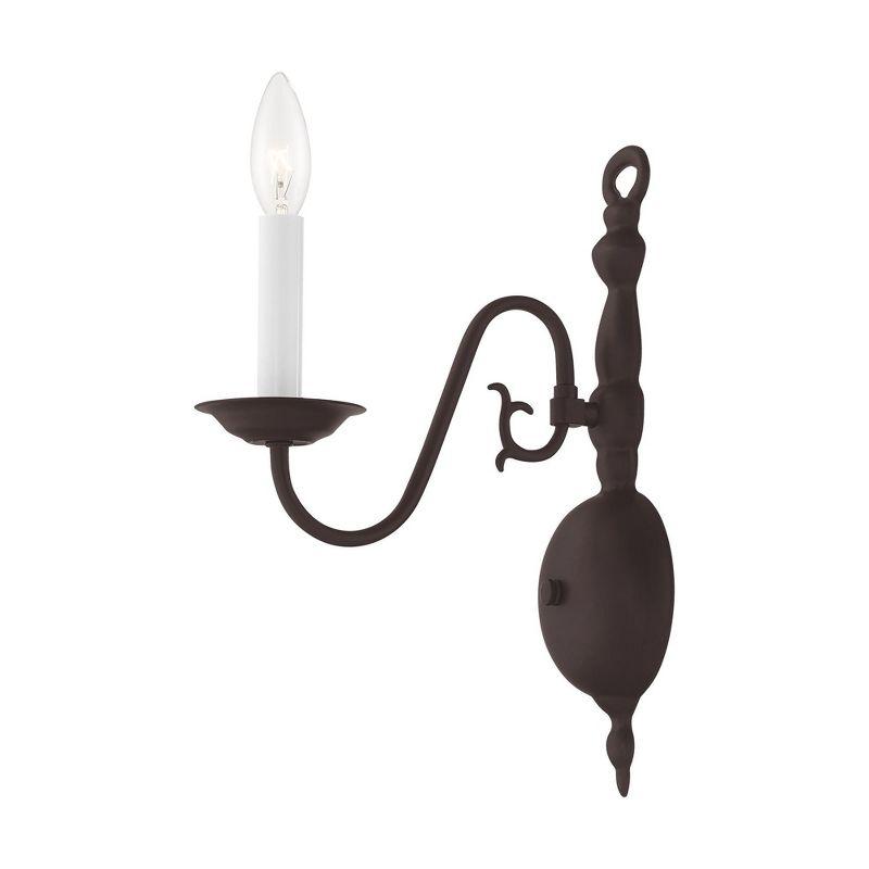 Livex Lighting Williamsburgh 1 - Light Wall Light in  Bronze