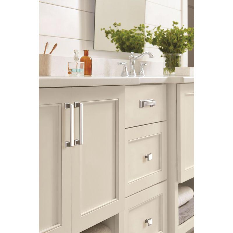 Amerock Appoint 5-1/16 inch (128mm) Center-to-Center Polished Chrome Cabinet Pull