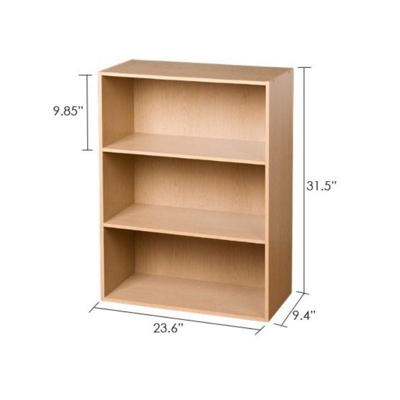 Beaumont Heavy Duty Beige 4-Tier Laminated Wood Shelving Unit