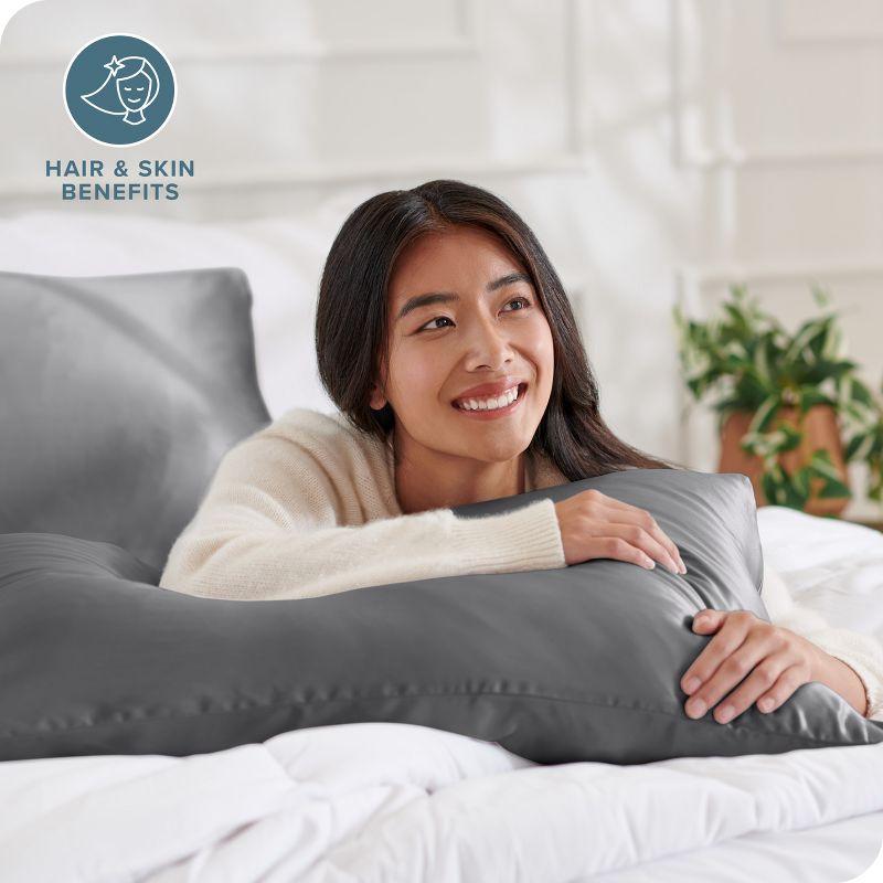 Bare Home 100% Mulberry Silk Pillowcase Envelope Closure