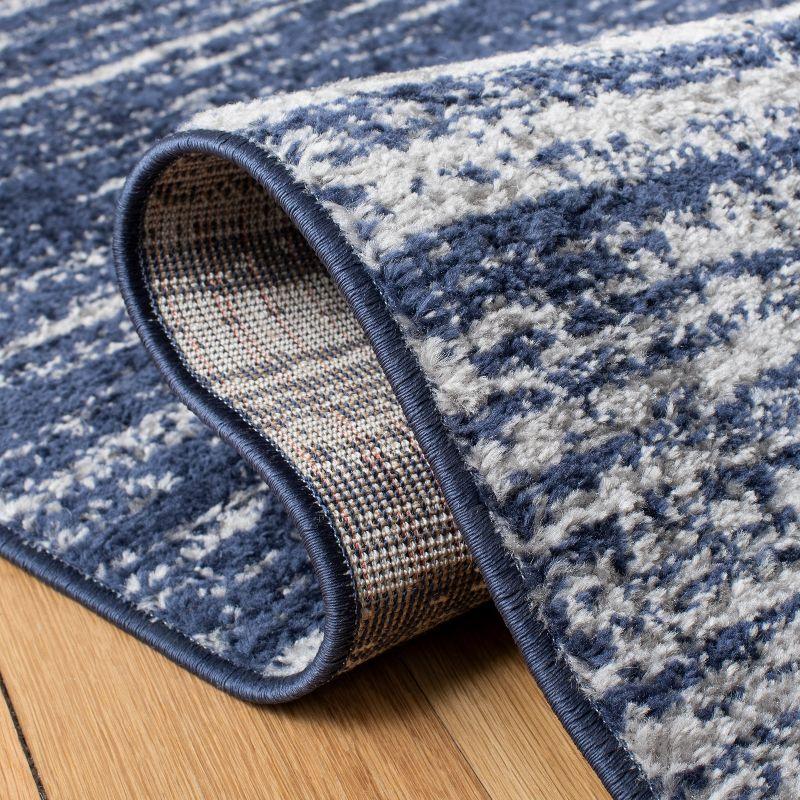 Adirondack ADR113 Machine Made Indoor Accent Rug - Navy/Grey - 3'x5' - Safavieh
