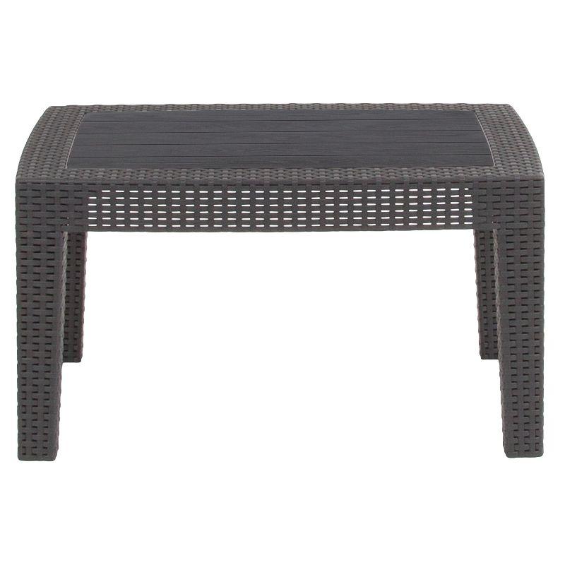 Flash Furniture Rattan Coffee Table