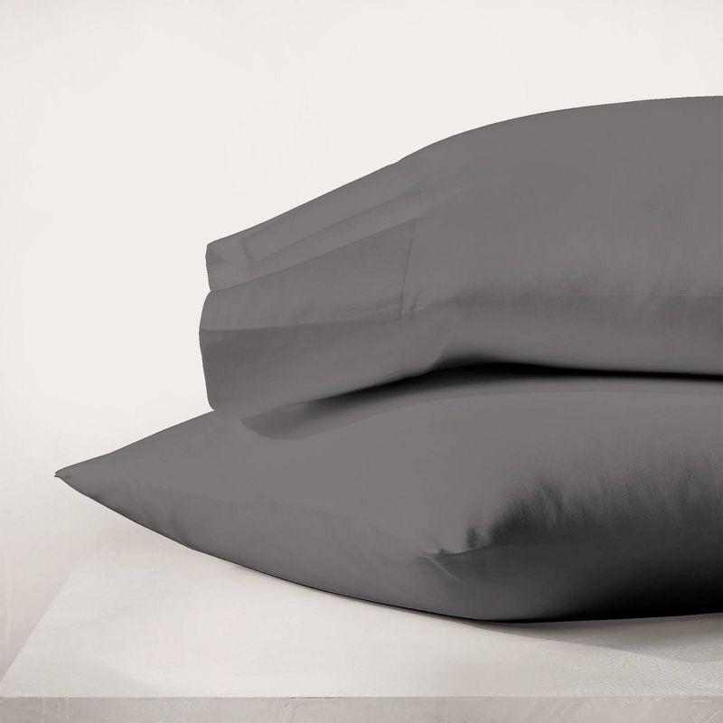 Organic 100% Cotton Breathable & Lightweight Deep Pocket Pillowcases