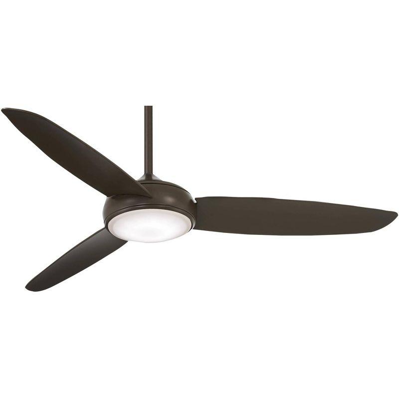 54" Concept IV 3 -Blade LED Smart Standard Ceiling Fan with Remote Control and Light Kit Included