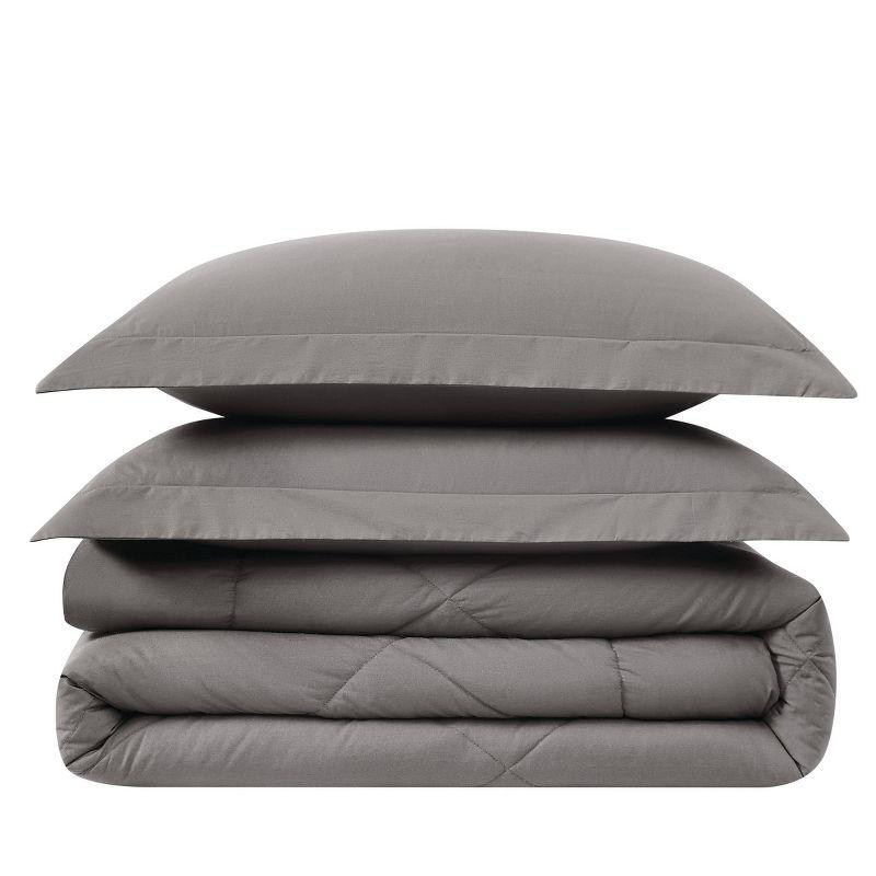 Bare Home Modern & Contemporary Organic Percale Duvet Cover Set