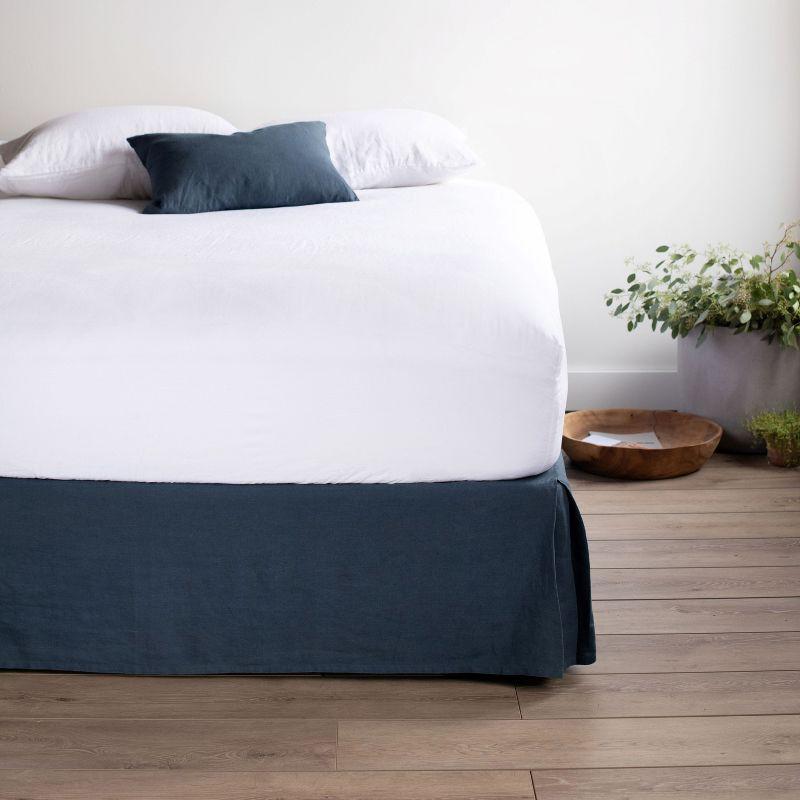 100% French Linen Bedskirt | BOKSER Home