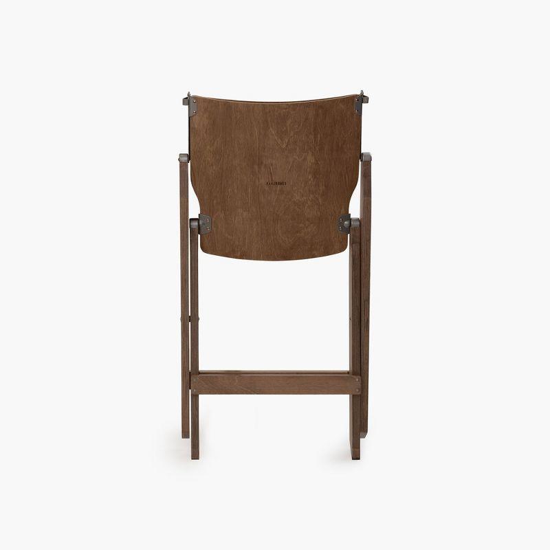 Barebones Brown Ridgetop Wood Folding Chair