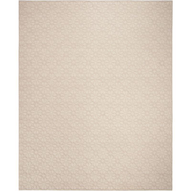 Martha Stewart Vermont - MSR3503 - Indoor Hand Woven Area Rugs - Ivory - 6'x9'