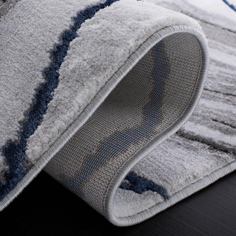 Craft CFT819 Loomed Indoor Area Rug - Grey/Blue - 6'7"x9' - Safavieh