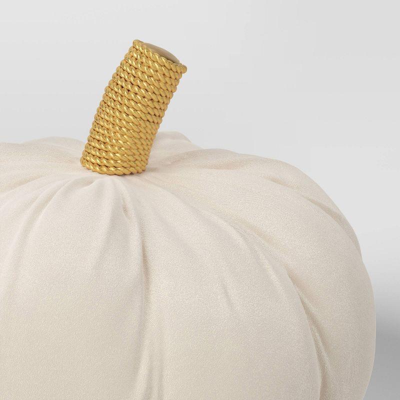 Shaped Velvet Pumpkin Throw Pillow - Threshold™