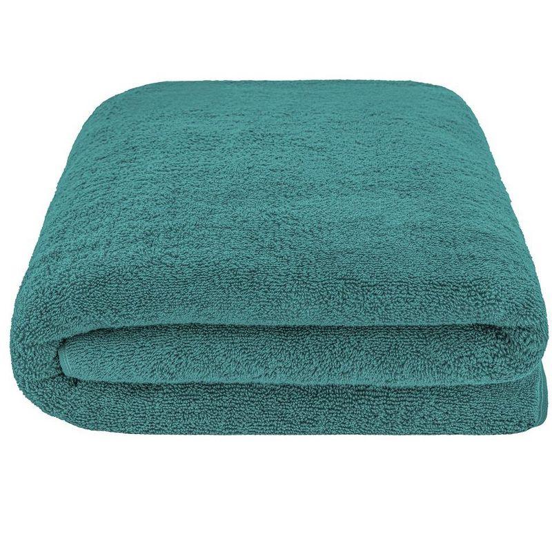 Oversized Teal Turkish Cotton Bath Sheet Towel