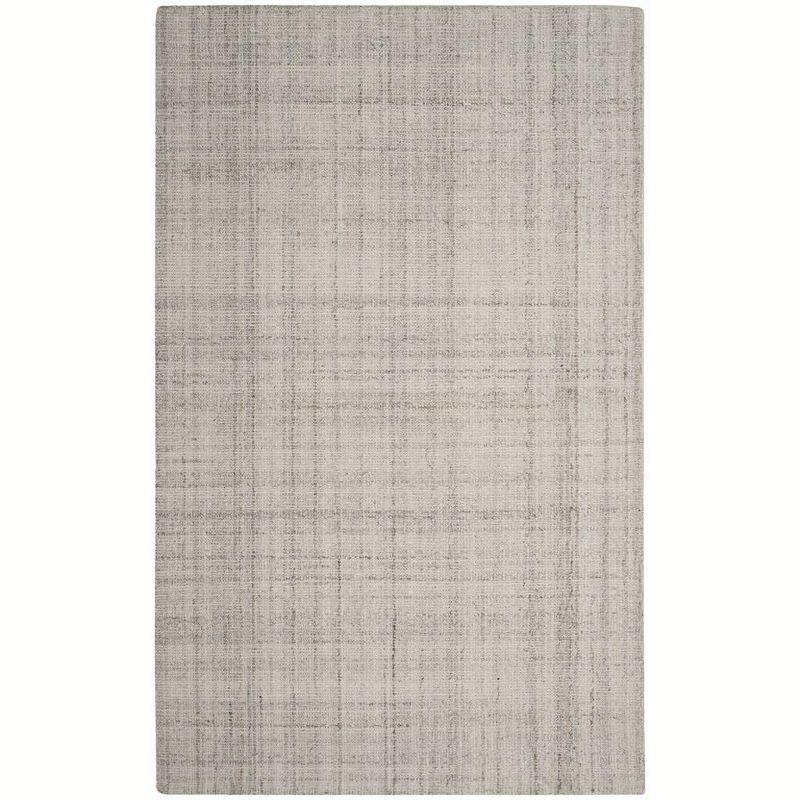 Abstract ABT141 Handmade Indoor Area Rug - Light Grey - 4'x6' - Safavieh